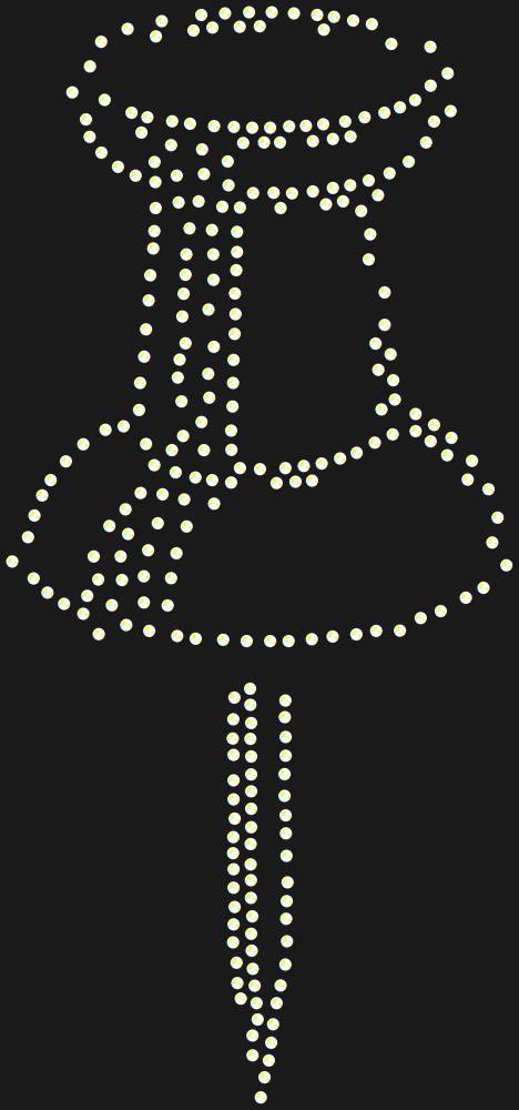 Трафарет Pushpin — RHT_PIN1_SS16_CRYSTAL_AB
