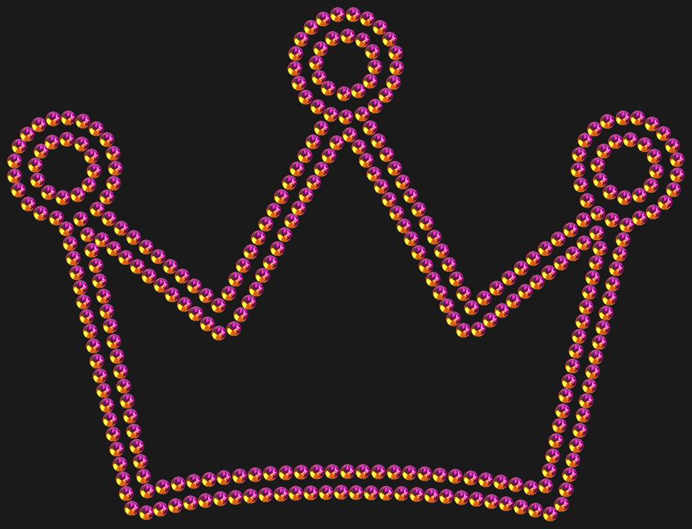 Трафарет Crown — RHT_CROWN1_SS16_RAINBOW