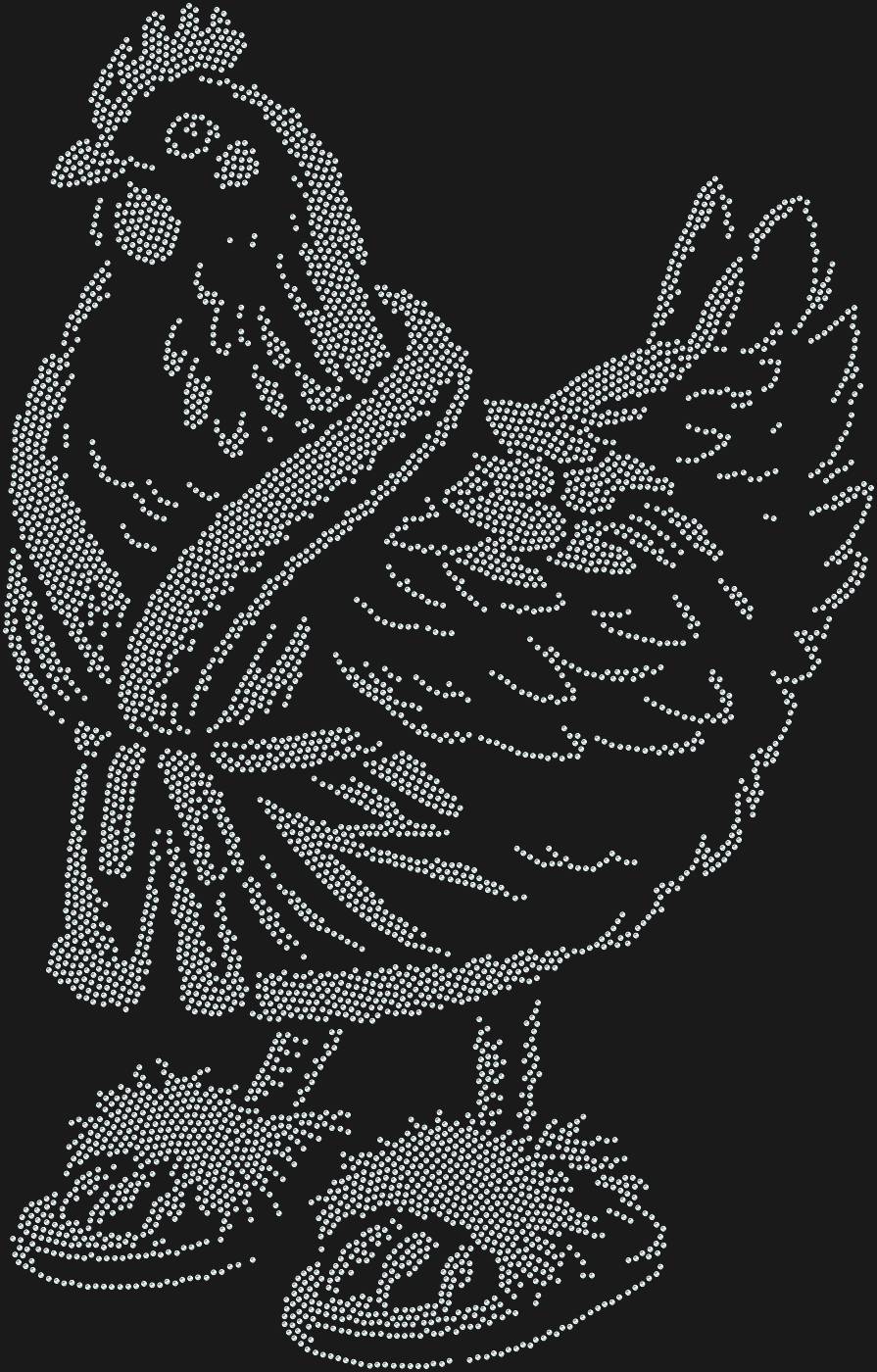 Трафарет Курочка домохозяйка — HENWIFE1