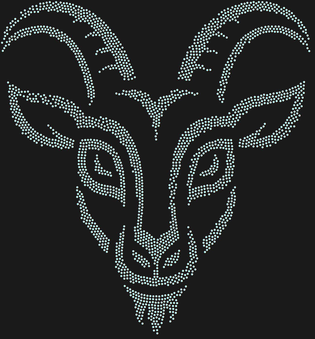 Трафарет Маска Козел — GOATMASK1