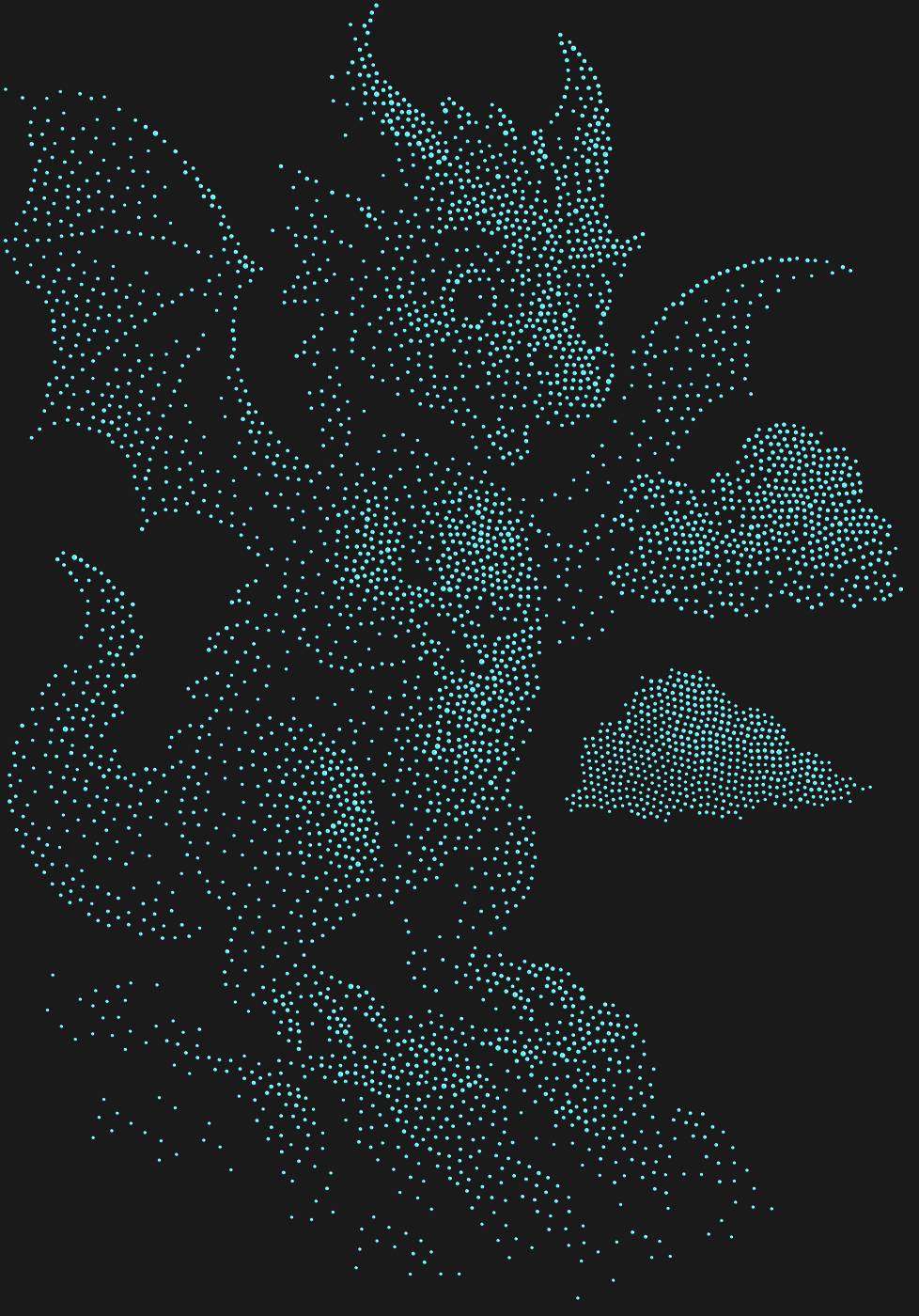 Трафарет Дракончик — DRAGONCLOUD1