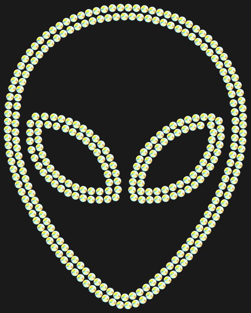 Трафарет Alien — RHT_UFO1_SS12_CRYSTAL_AB