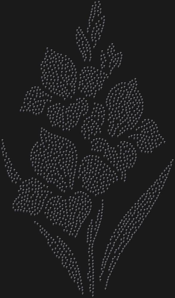 Трафарет Gladioli — RHT_GLADIOLUS1_SS16_JET_BLACK