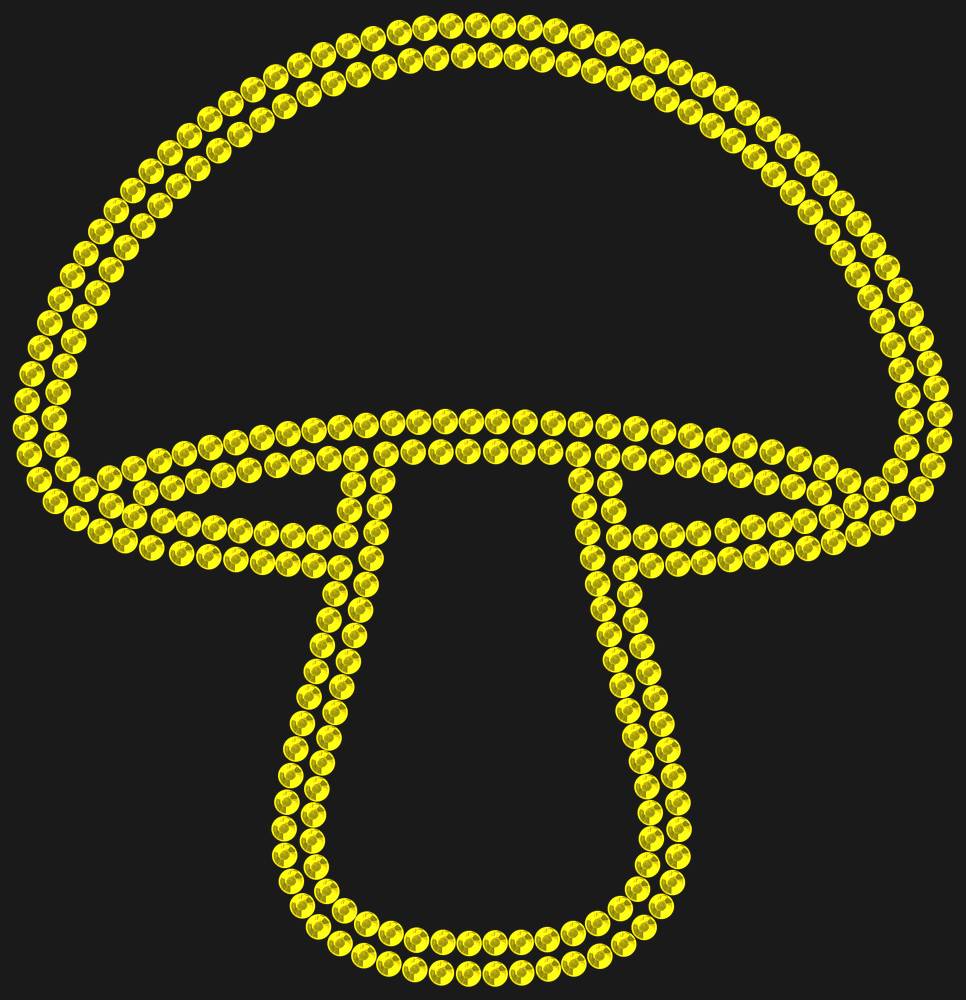 Трафарет Mushroom — RHT_MUSHROOM1_SS16_CITRINE
