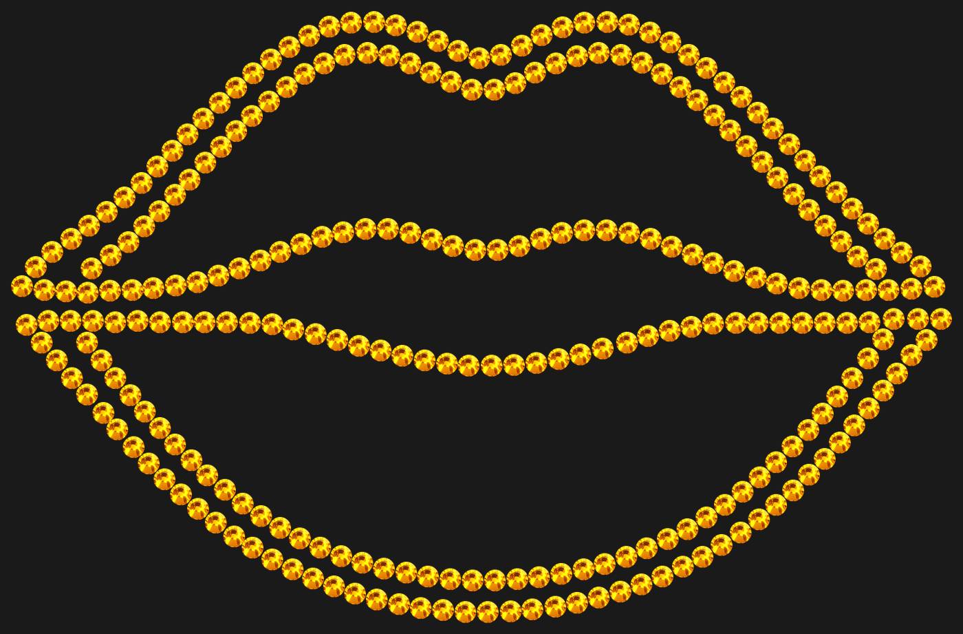 Трафарет Lips — LIPS1