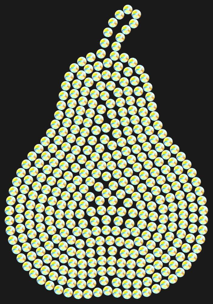 Трафарет Curved pear (plain) — RHT_PEAR1_SS12_CRYSTAL_AB
