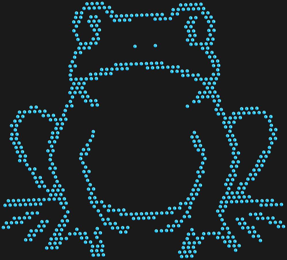 Трафарет Frog — RHT_FROG1_SS16_LT_SAPPHIRE