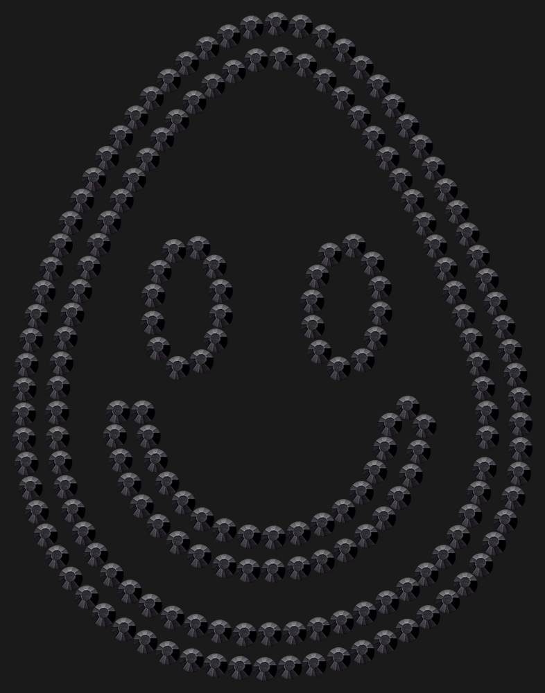 Трафарет A smile in a drop — RHT_SMILE4_SS16_JET_BLACK