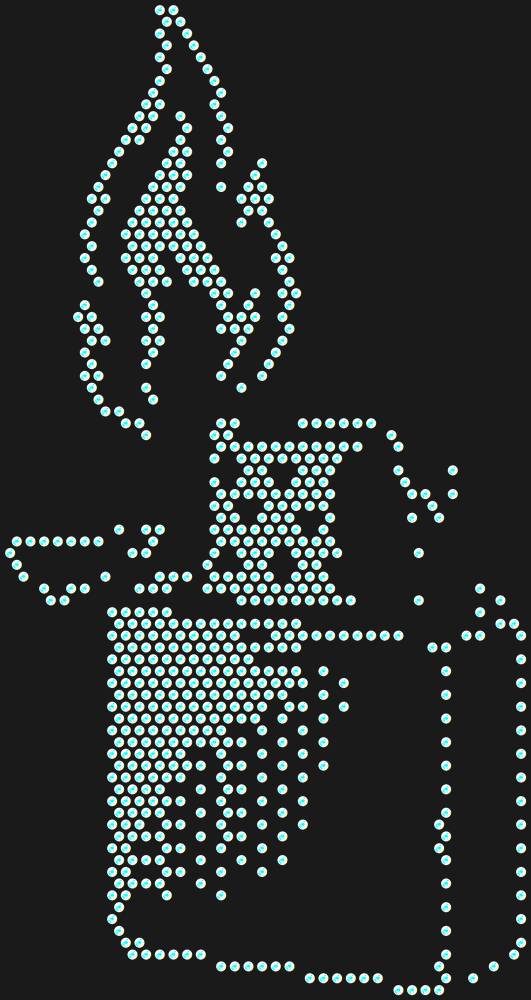 Трафарет Lighter — RHT_LIGHTER1_SS10_CRYSTAL_AB_DMC