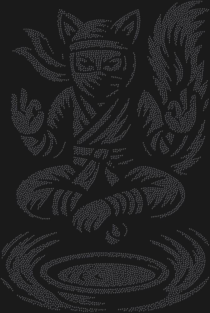 Трафарет Кот-ниндзя — RHT_CATNINJA1_SS4_JET_BLACK