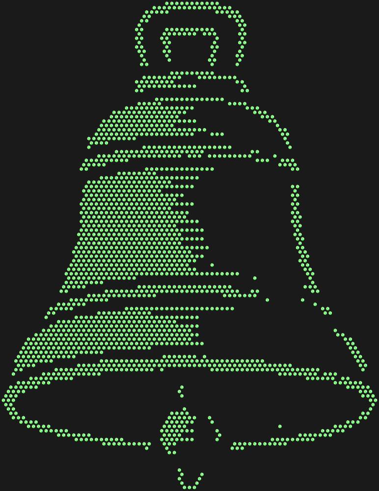 Трафарет Bell — RHT_BELL1_SS16_LT_PERIDOT