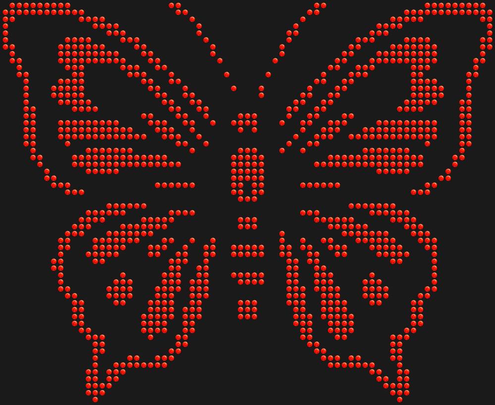 Трафарет Butterfly — RHT_BUTTERFLY2_SS10_LT_SIAM