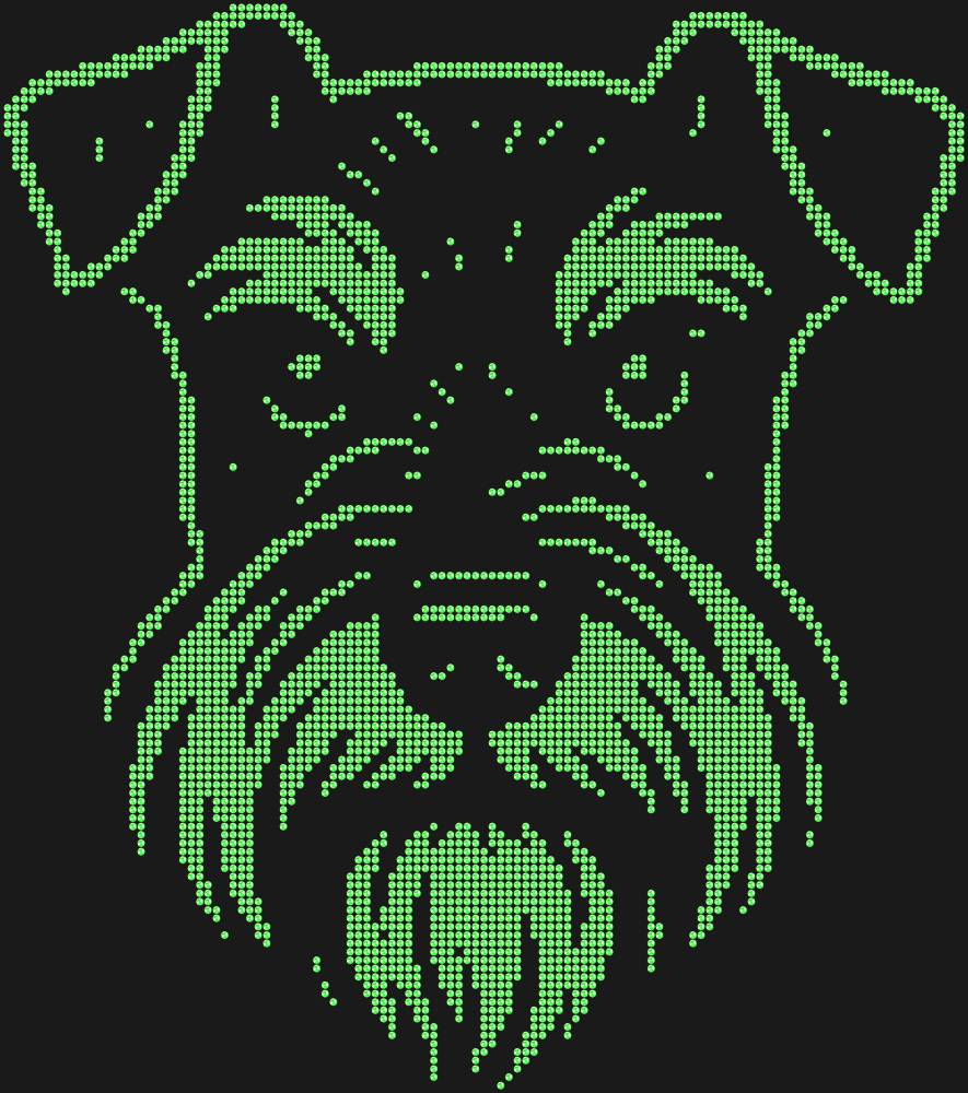Трафарет Miniature Schnauzer — RHT_DOG1_SS10_LT_PERIDOT