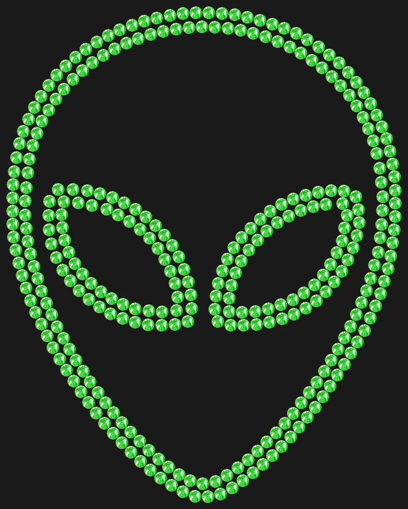 Трафарет Alien — RHT_UFO1_SS10_LT_PERIDOT