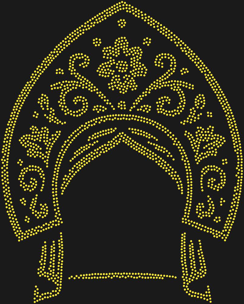 Трафарет Kokoshnik — RHT_KOKOSHNIK1_SS16_TOPAZ