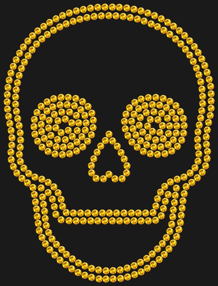 Трафарет Skull — RHT_SCULL2_SS10_TOPAZ