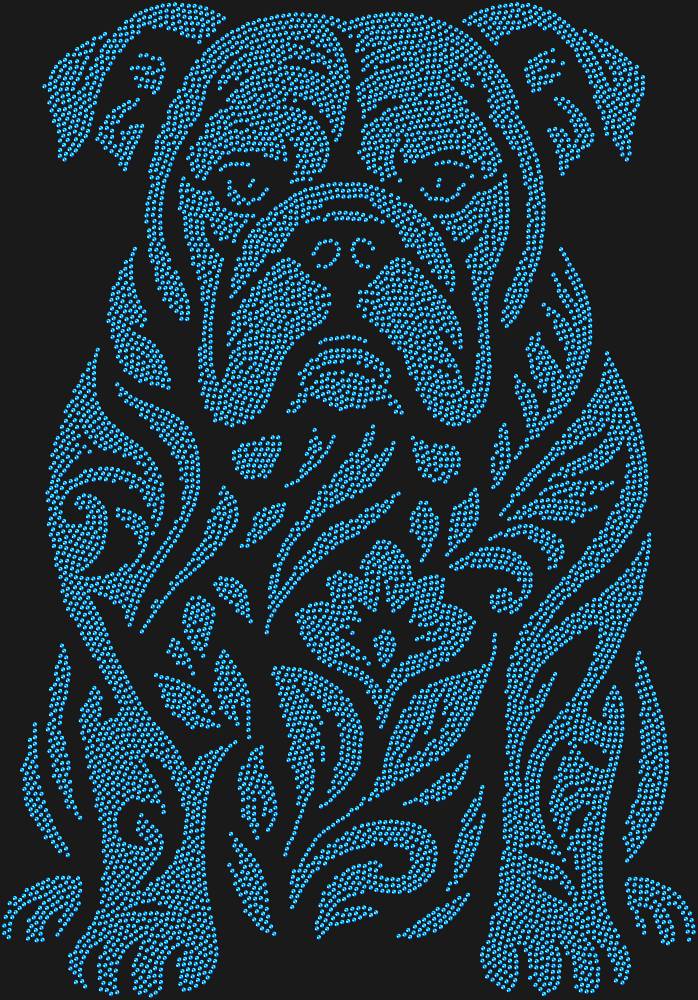 Трафарет Bulldog — RHT_BULLDOG1_SS16_SAPPHIRE