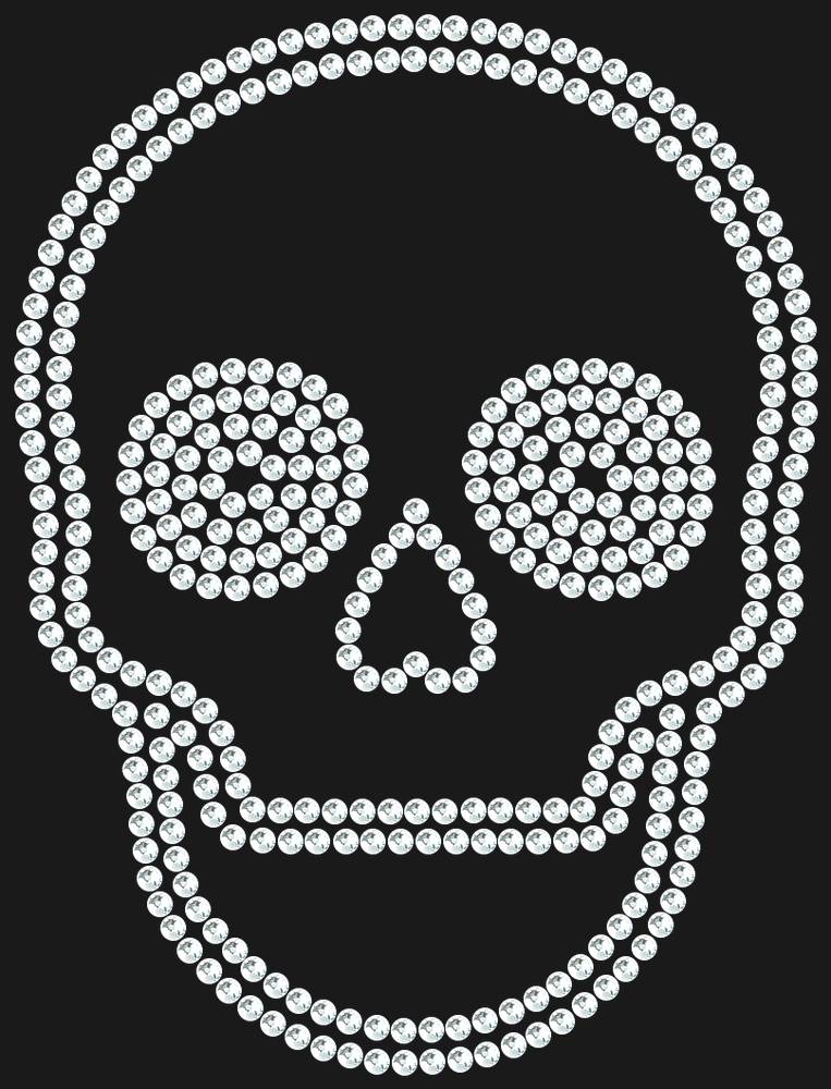 Трафарет Skull — RHT_SCULL2_SS6_CRYSTAL_CLEAR