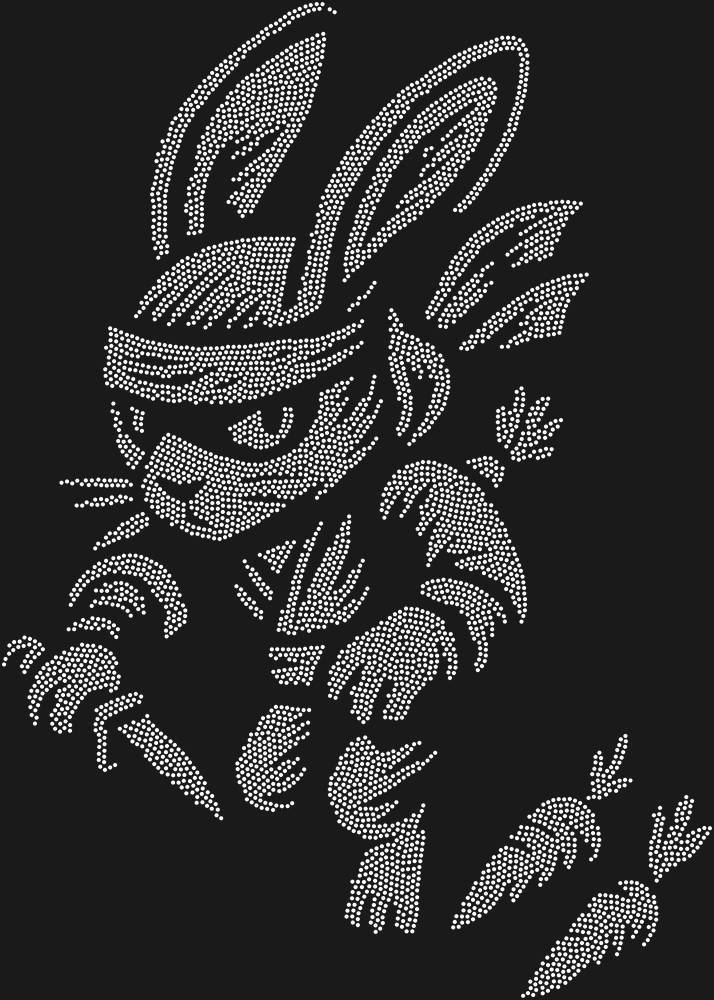 Трафарет Заяц-ниндзя — RHT_RABBITNINJA1_SS12_CRYSTAL_CLEAR