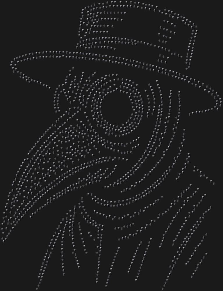 Трафарет Plague doctor mask — RHT_PLAGUEDOCTOR1_SS10_JET_BLACK