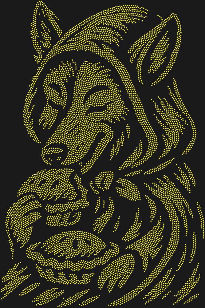 Трафарет Волк в красной шапочке — RHT_WOLFWITHPIE1_SS4_OLIVE