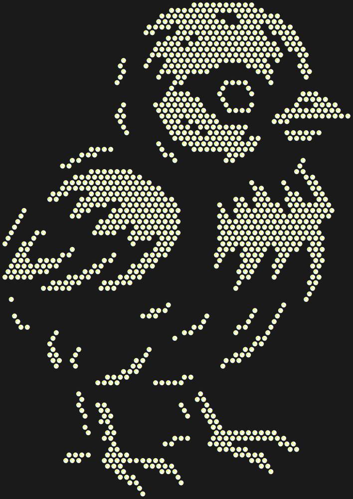 Трафарет Chick — RHT_CHICK1_SS12_CRYSTAL_AB