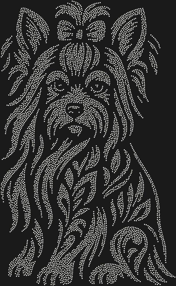 Трафарет Yorkshire Terrier — RHT_YORKSHIRETERRIER1_SS6_CRYSTAL_AB