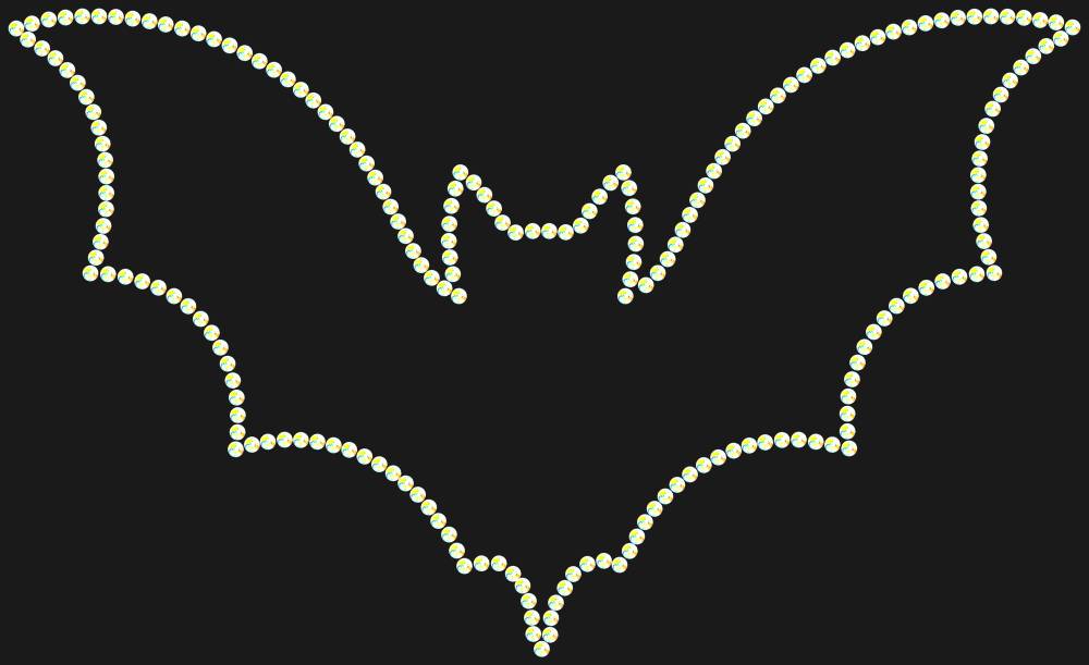 Трафарет Bat — RHT_BAT1_SS20_CRYSTAL_AB