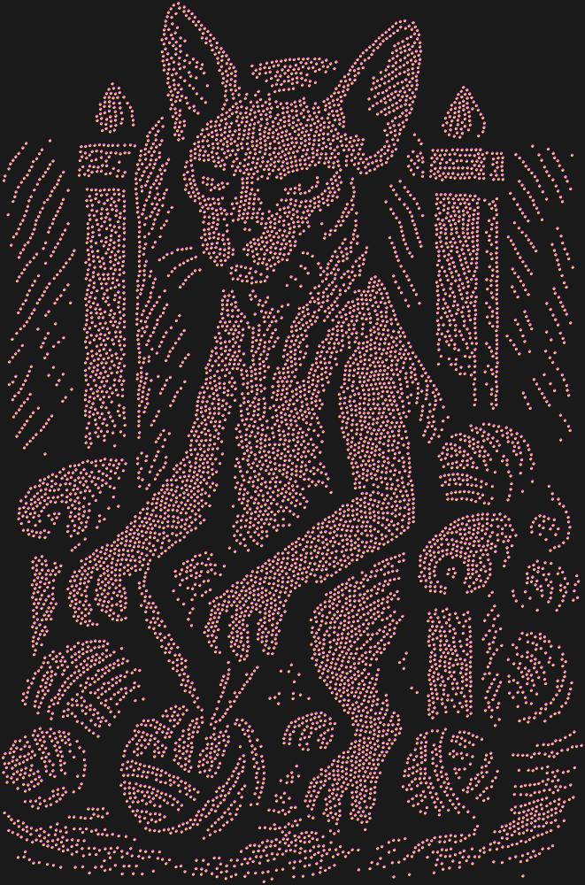 Трафарет Emperor Cat — RHT_CATEMPEROR1_SS4_RAINBOW