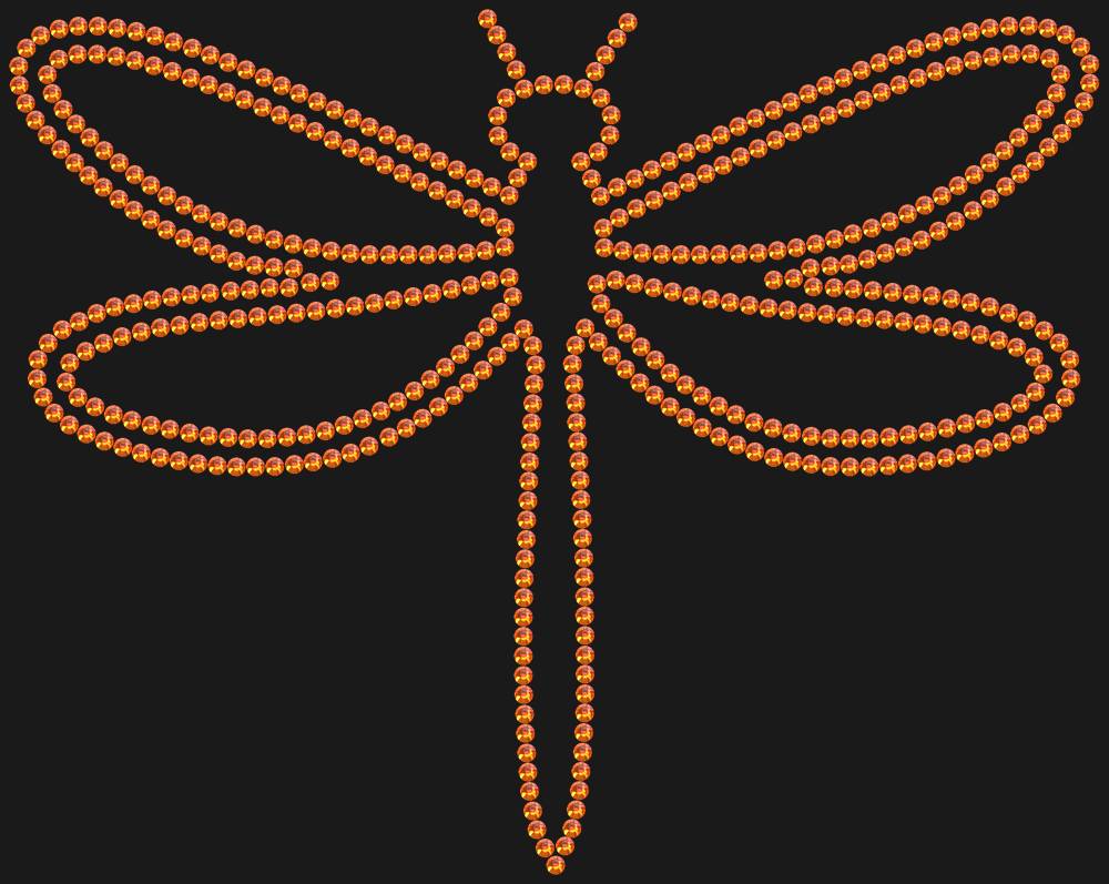 Трафарет Dragonfly — RHT_DRAGONFLY1_SS16_RED_VOLCANO