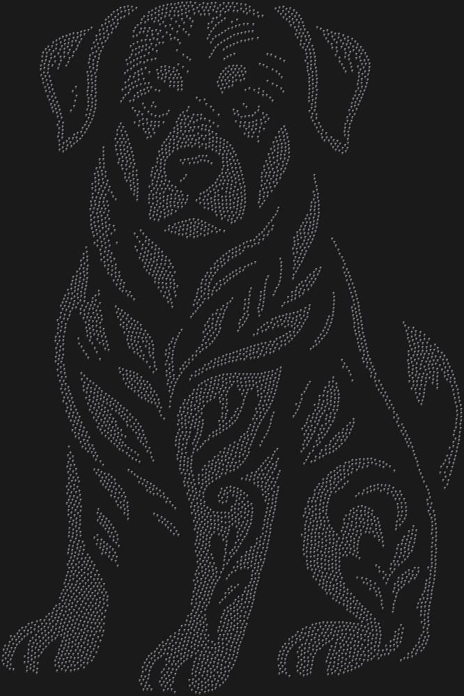 Трафарет Rottweiler — RHT_ROTTWEILER1_SS6_JET_BLACK