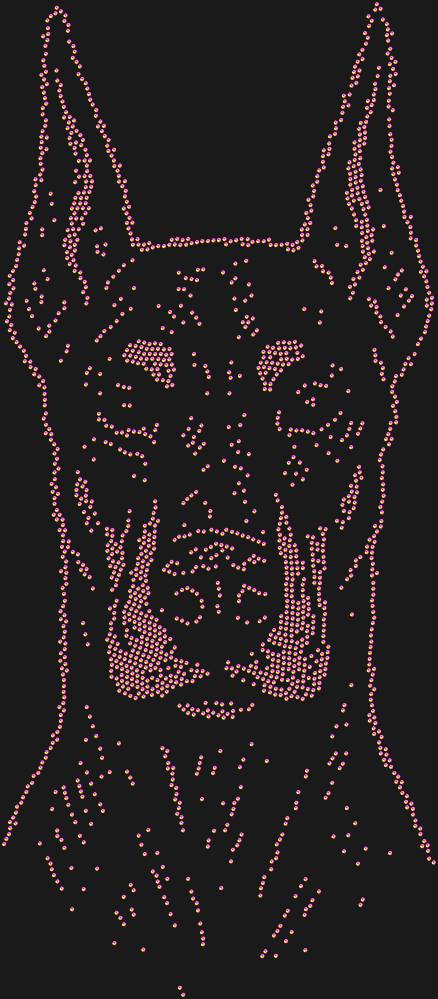 Трафарет Doberman — RHT_DOBERMAN1_SS16_RAINBOW