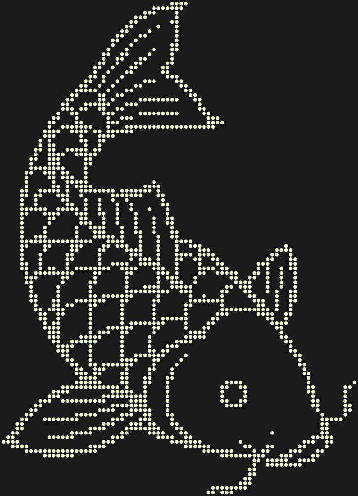 Трафарет Koi carp — RHT_CARP1_SS20_CRYSTAL_AB