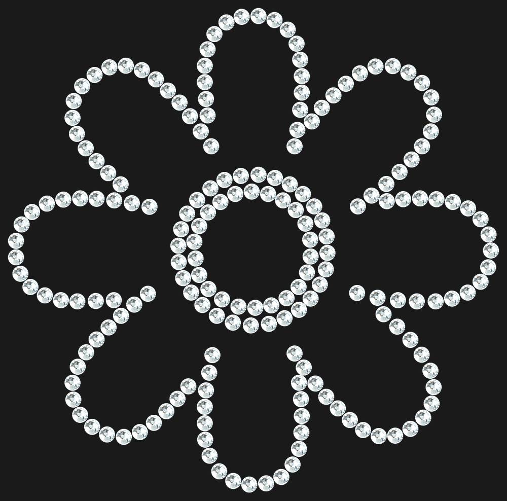 Трафарет Chamomile — RHT_FLOWER2_SS12_CRYSTAL_CLEAR
