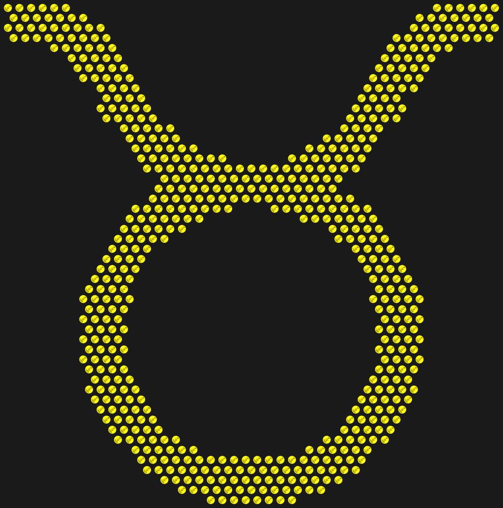 Трафарет Taurus zodiac sign — RHT_ZODIACTAURUS1_SS16_CITRINE