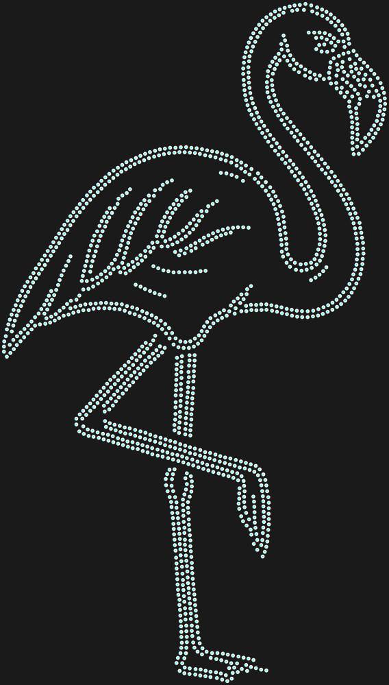 Трафарет Flamingo — RHT_FLAMINGO1_SS20_CRYSTAL_AB_DMC