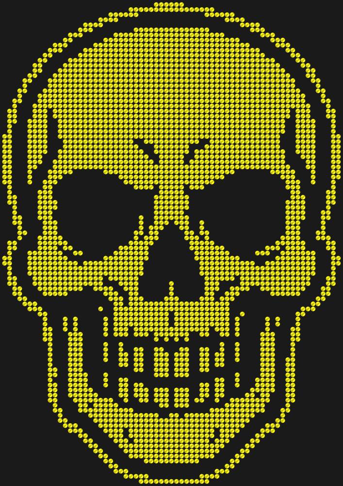 Трафарет Skull — RHT_SKULL1_SS16_CITRINE