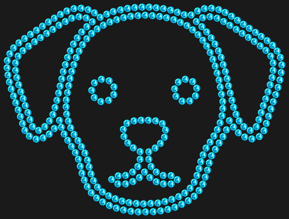 Трафарет Dog — RHT_DOG4_SS10_AQUAMARINE