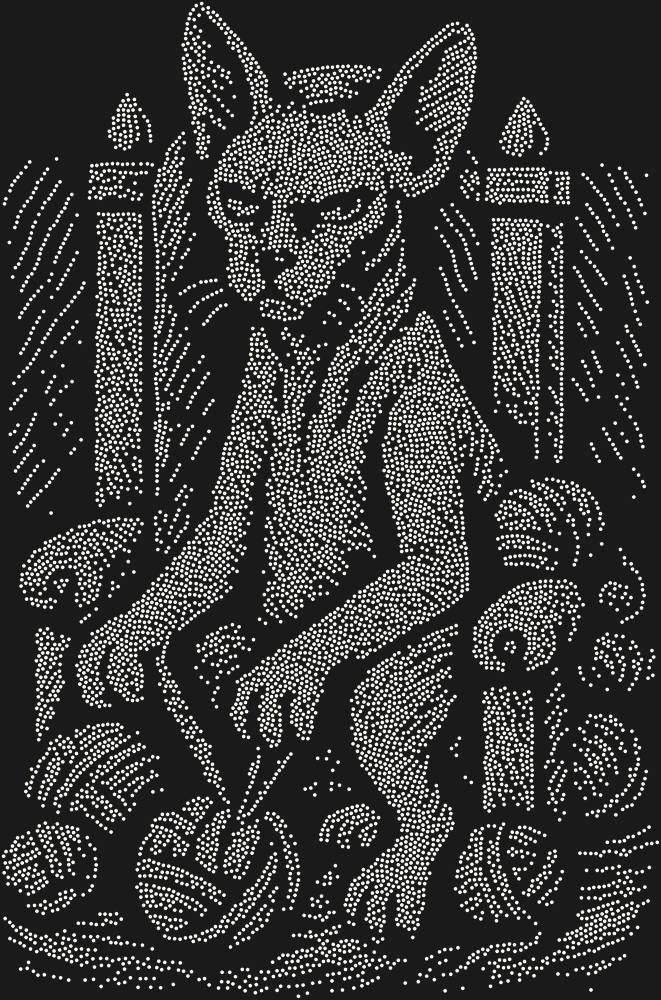 Трафарет Emperor Cat — RHT_CATEMPEROR1_SS16_CRYSTAL_AB
