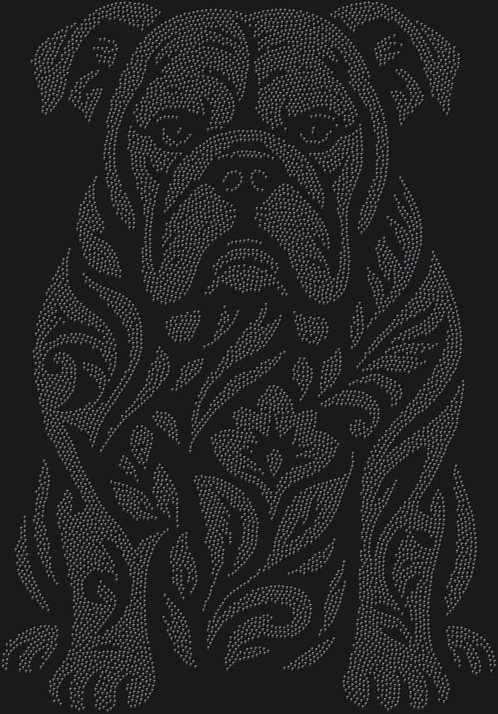 Трафарет Бульдог — RHT_BULLDOG1_SS10_JET_BLACK
