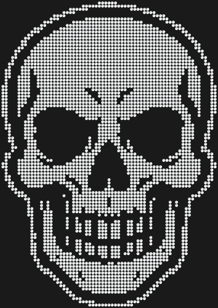 Трафарет Skull — RHT_SKULL1_SS10_CRYSTAL_CLEAR