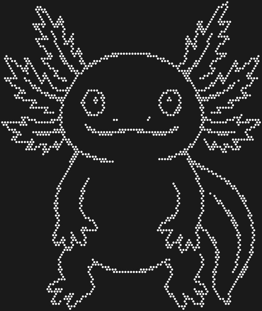 Трафарет Axolotl — RHT_AXOLOTL1_SS6_CRYSTAL_CLEAR