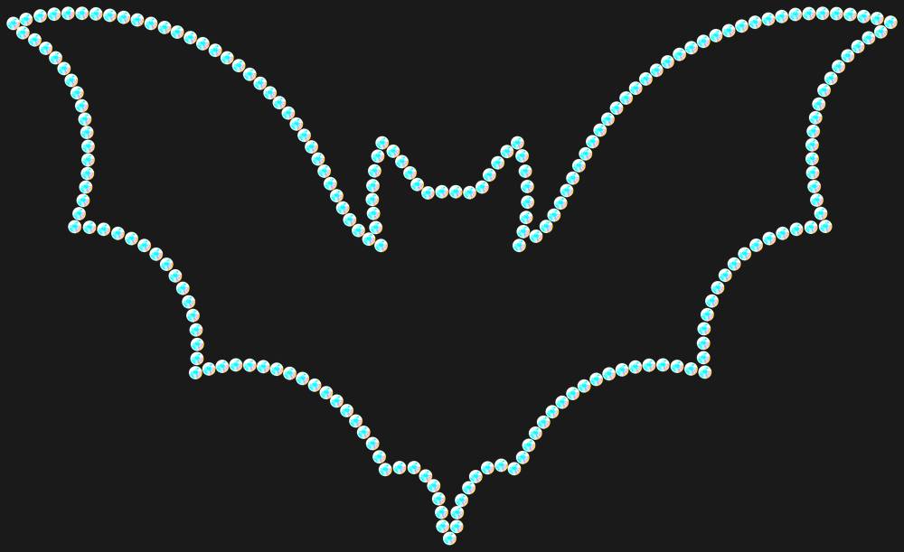 Трафарет Bat — RHT_BAT1_SS16_CRYSTAL_AB_DMC