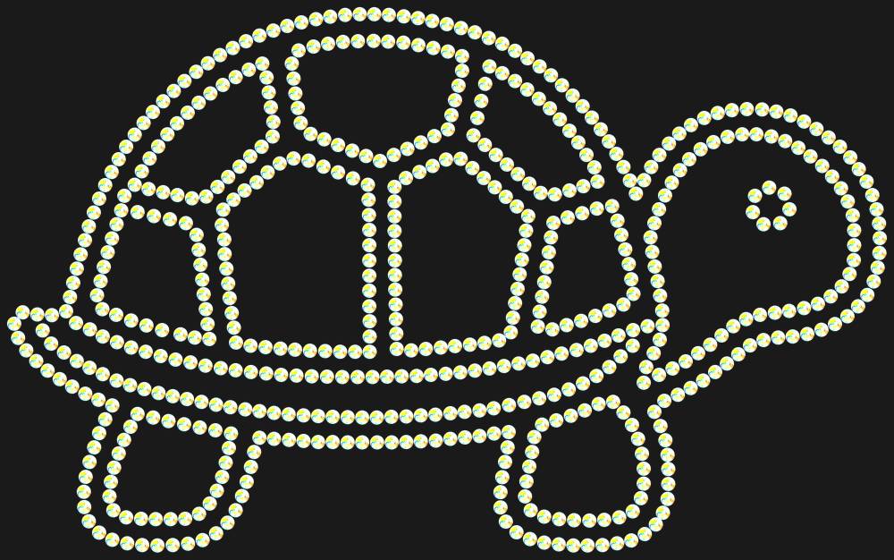 Трафарет Turtle — RHT_TURTTLE1_SS12_CRYSTAL_AB
