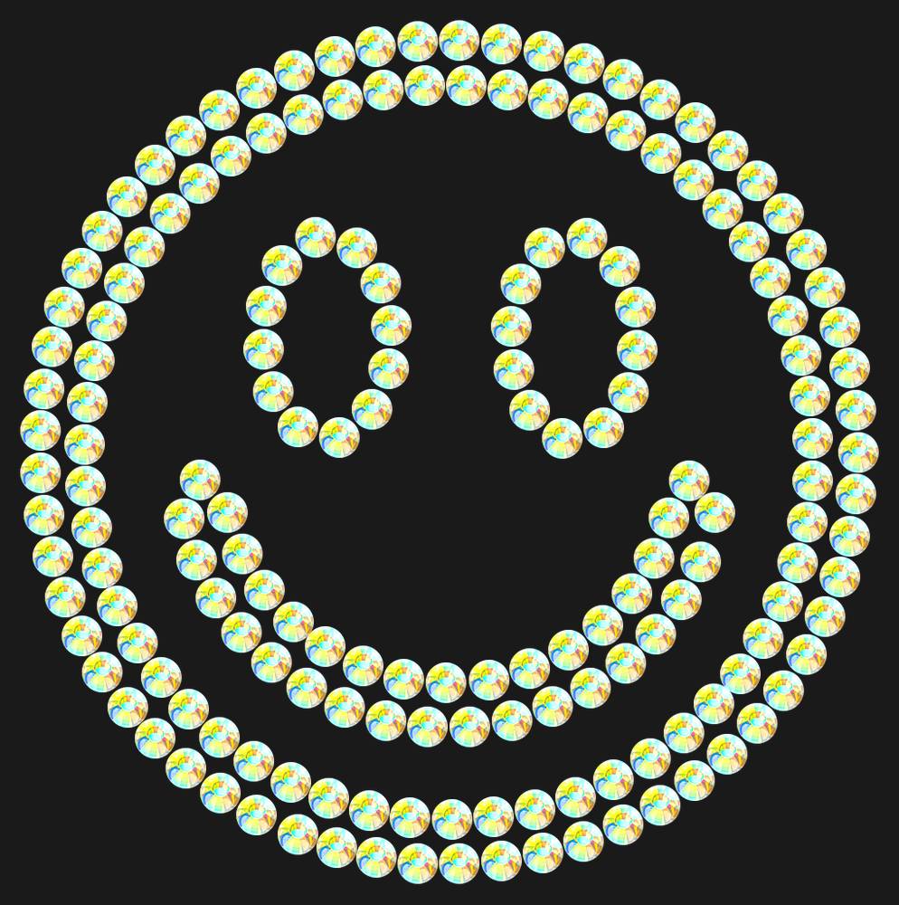 Трафарет Smiley — RHT_SMILE1_SS16_CRYSTAL_AB