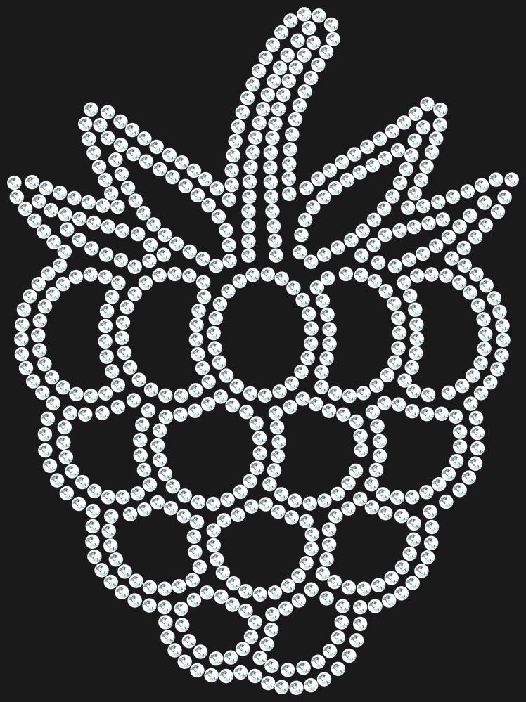 Трафарет Raspberry — RHT_RASPBERRY1_SS12_CRYSTAL_CLEAR