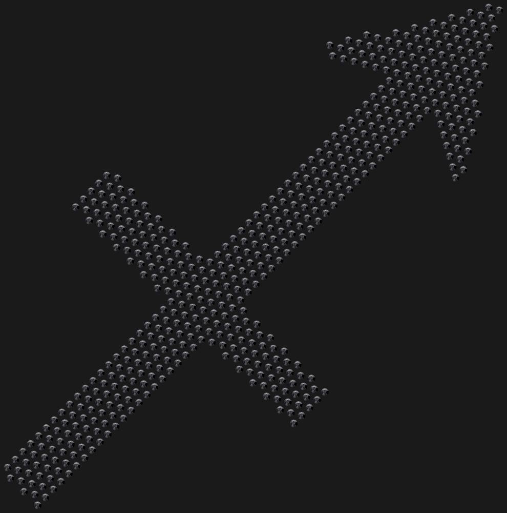 Трафарет Zodiac sign Sagittarius — RHT_ZODIACSAGITTARIUS1_SS16_JET_BLACK