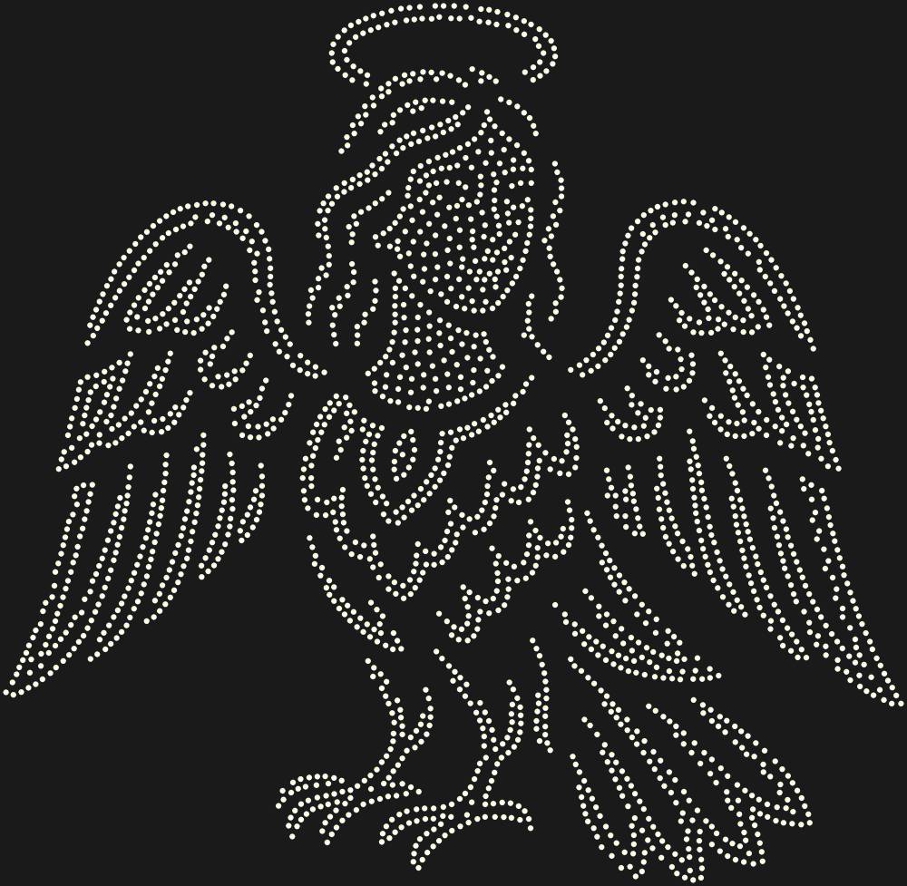 Трафарет Sirin (bird) — RHT_SIRIN1_SS6_CRYSTAL_AB
