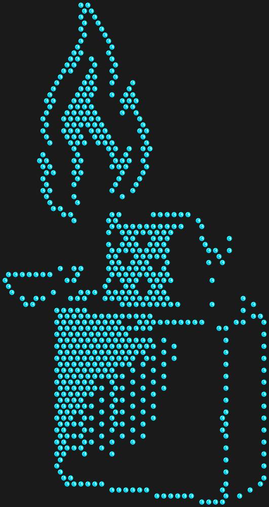 Трафарет Lighter — RHT_LIGHTER1_SS10_AQUAMARINE