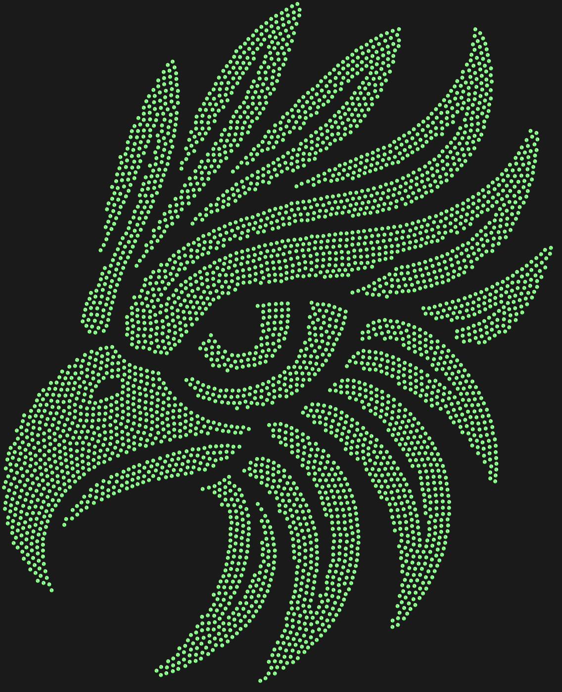 Трафарет Маска Птица-Феникс — PHOENIXMASK1